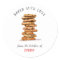 Chocolate chip cookie 'baked with love' 