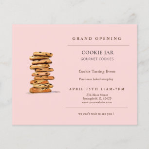 Chocolate chip cookie Bakery Grand Opening  Flyer