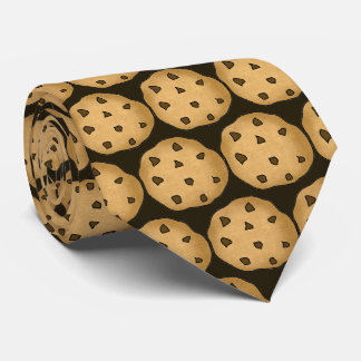 Chocolate chip cookie bakery tiled tie