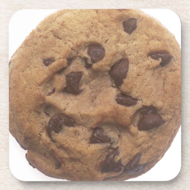 chocolate-chip-cookie- beverage coaster (Front)