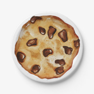 Chocolate chip cookie Birthday Party  Paper Plates