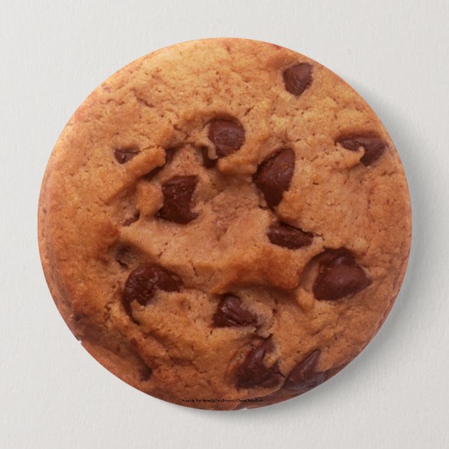 Chocolate Chip Cookie Button (Front)