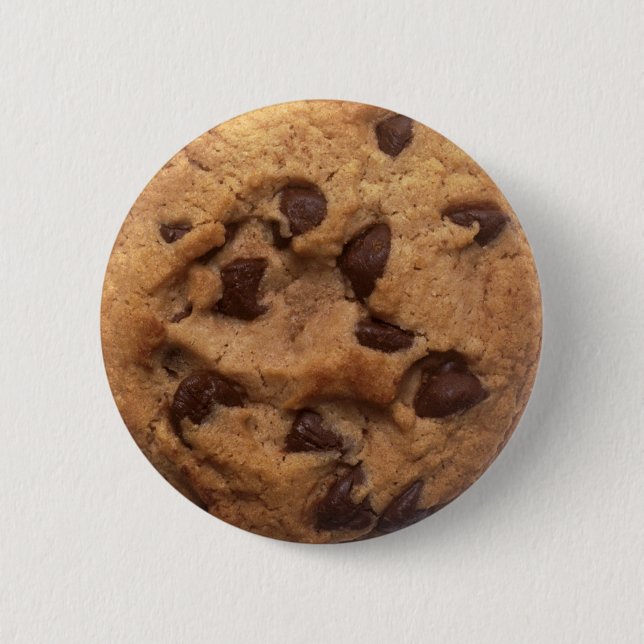 Chocolate Chip Cookie Button (Front)