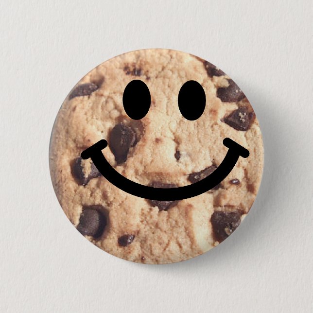 Chocolate Chip Cookie Button (Front)