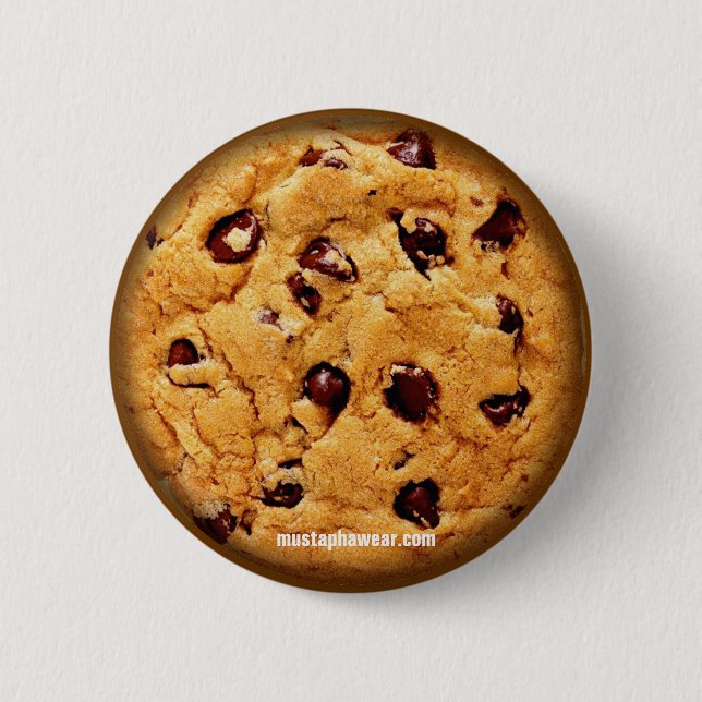 Chocolate Chip Cookie Button (Front)