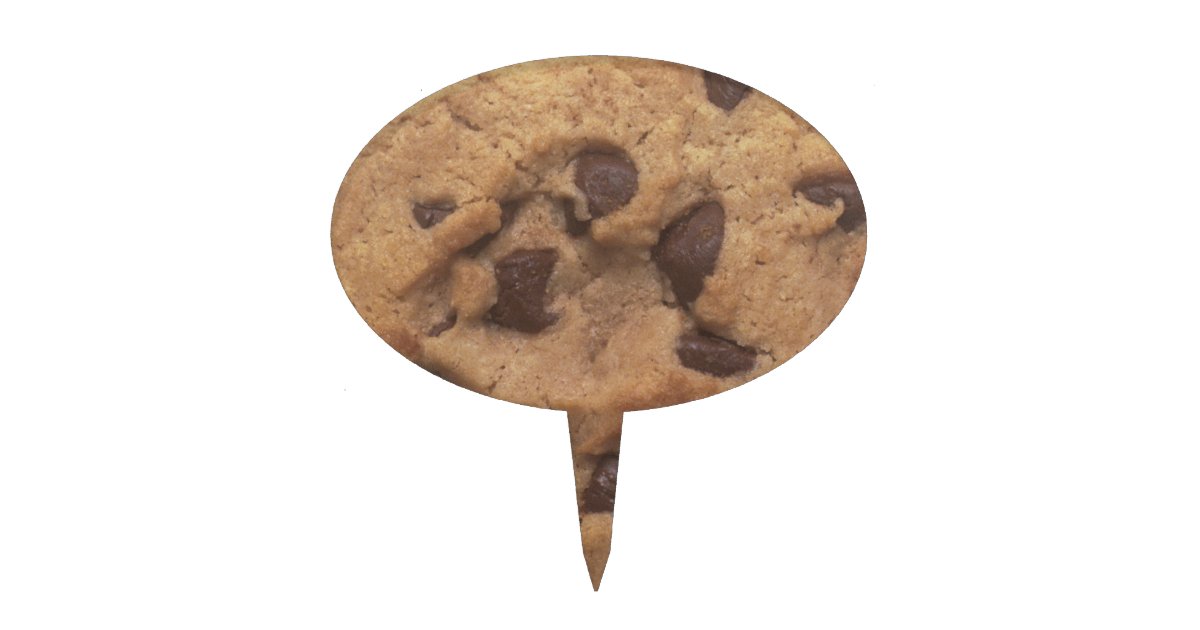 Chocolate Chip Cookie Cake Topper Zazzle