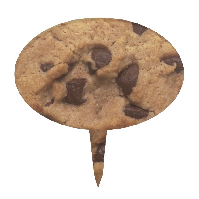 Chocolate Chip Cookie Cake Topper (Front)