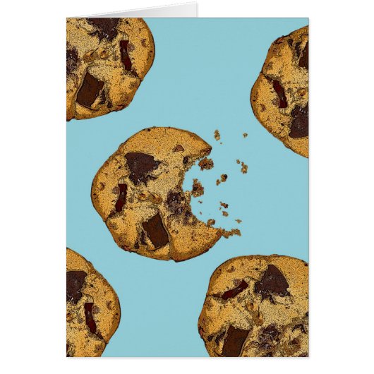 Chocolate Chip Cookie Cards (Front)