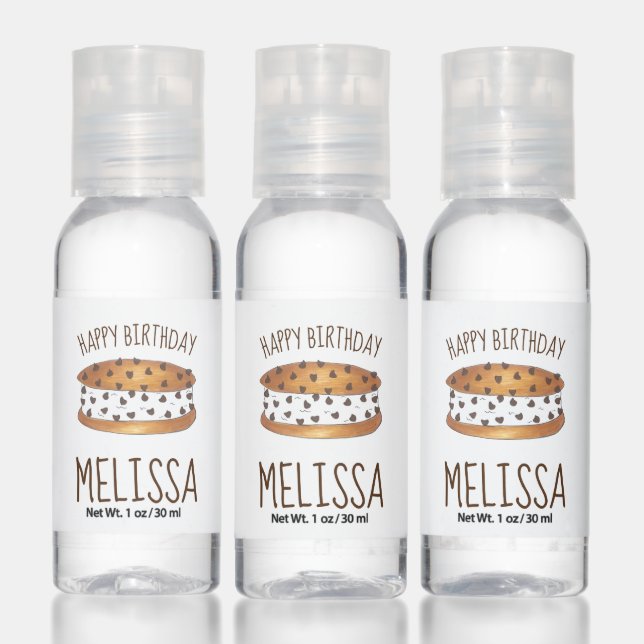 Chocolate Chip Cookie Chipwich Ice Cream Sandwich Hand Sanitizer (Set)