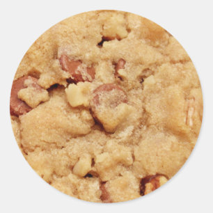 Chocolate Chip Cookie Classic Round Sticker