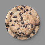 Chocolate Chip Cookie close-up Paper Plates