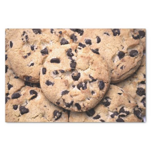 Chocolate Chip Cookie close_up Tissue Paper