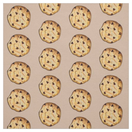 Chocolate Chip Cookie Cookies Dessert Food Fabric