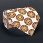 Chocolate Chip Cookie Cookies Foodie Tie<br><div class="desc">Necktie features an original marker illustration of a delicious row of fresh-baked chocolate chip cookies.</div>