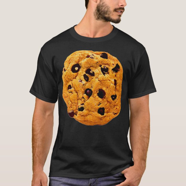Chocolate Chip Cookie Costume  Last Minute Lazy T-Shirt (Front)