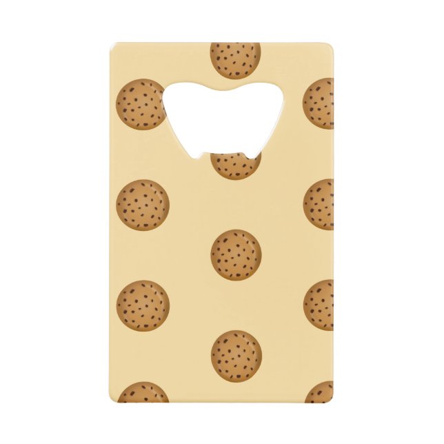 Chocolate Chip Cookie  Credit Card Bottle Opener (Front)