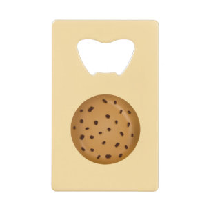 Chocolate Chip Cookie  Credit Card Bottle Opener
