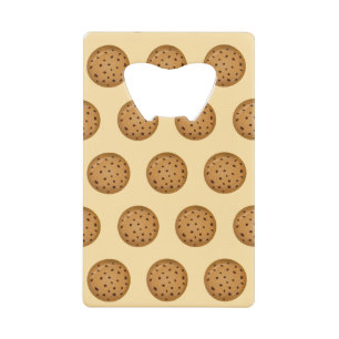Chocolate Chip Cookie  Credit Card Bottle Opener