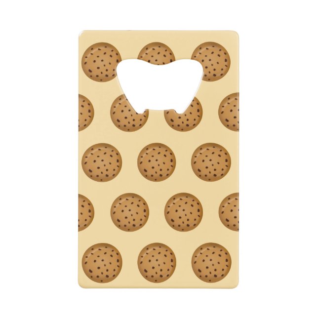 Chocolate Chip Cookie  Credit Card Bottle Opener (Front)