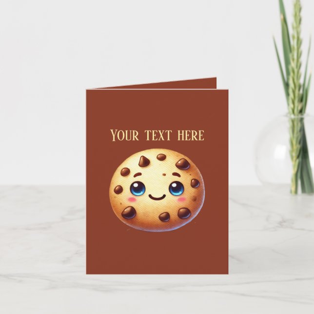  chocolate chip cookie customizable bakery vendors card (Front)