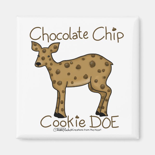 Chocolate Chip Cookie Doe Magnet (Front)
