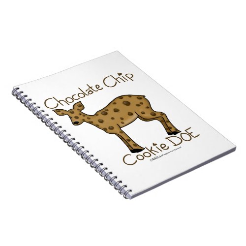 Chocolate Chip Cookie Doe Notebook