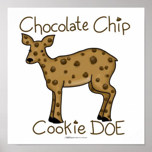 Chocolate Chip Cookie Doe Poster