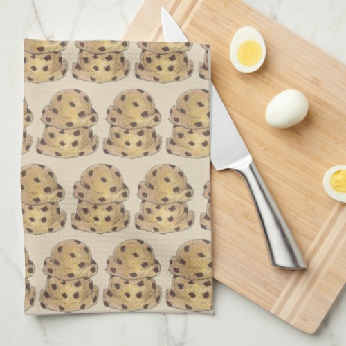 Chocolate Chip Cookie Dough Bakery Pastry Chef Kitchen Towel