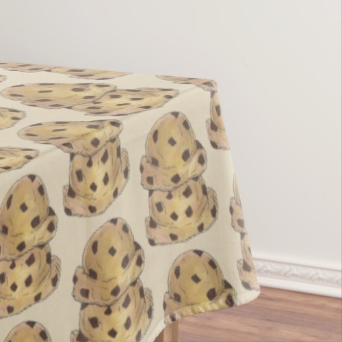 Chocolate Chip Cookie Dough Bakery Pastry Chef Tablecloth
