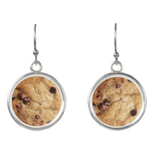 Chocolate Chip Cookie Earrings