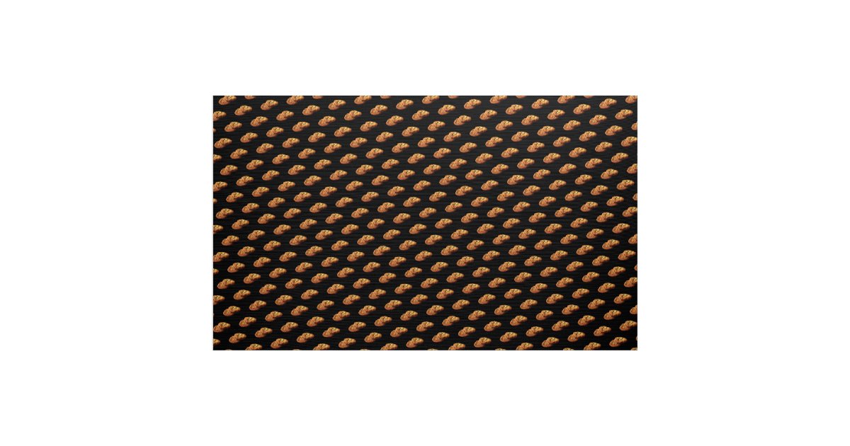 Chocolate Chip Cookie Fabric Zazzle