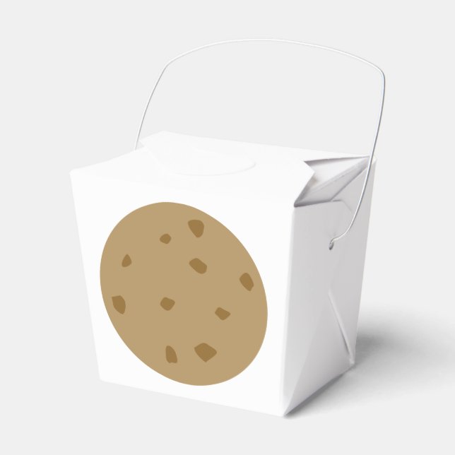Chocolate Chip Cookie Favor Boxes (Front Side)