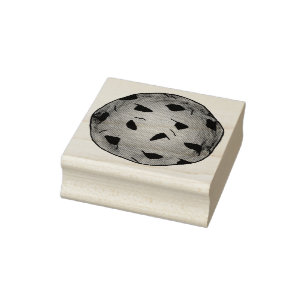 Chocolate Chip Cookie Foodie Dessert Bake Sale Rubber Stamp