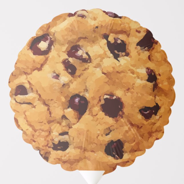 Chocolate Chip Cookie Funny Balloon (Front)