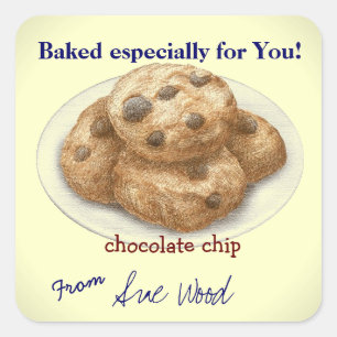 Chocolate Chip Cookie Gift Stickers