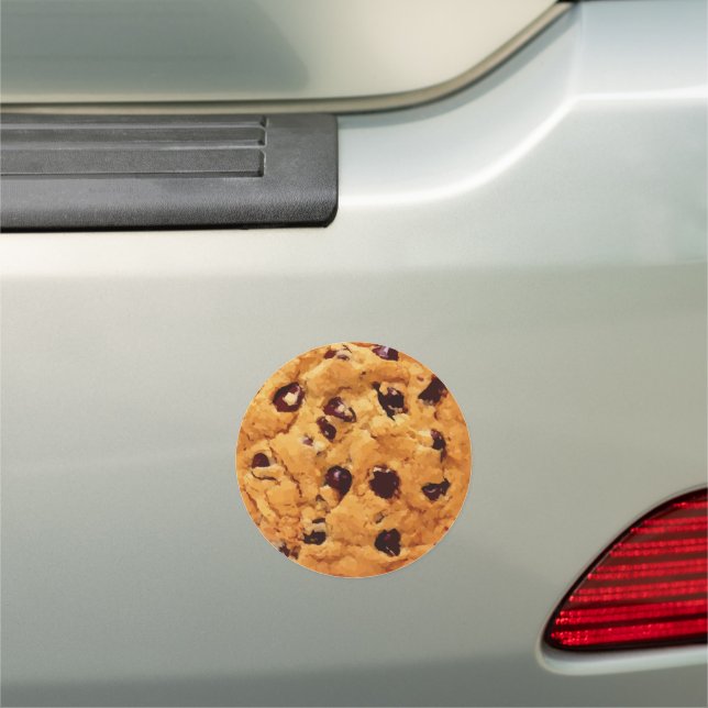 Chocolate Chip Cookie Image Car Magnet (In Situ)
