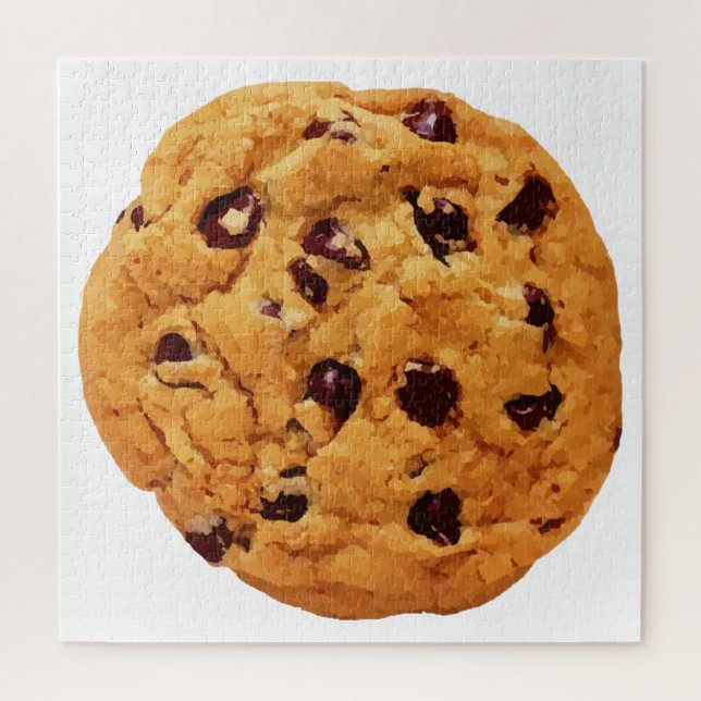 Chocolate Chip Cookie Image Jigsaw Puzzle (Vertical)