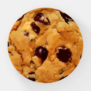 Chocolate Chip Cookie Image Paperweight