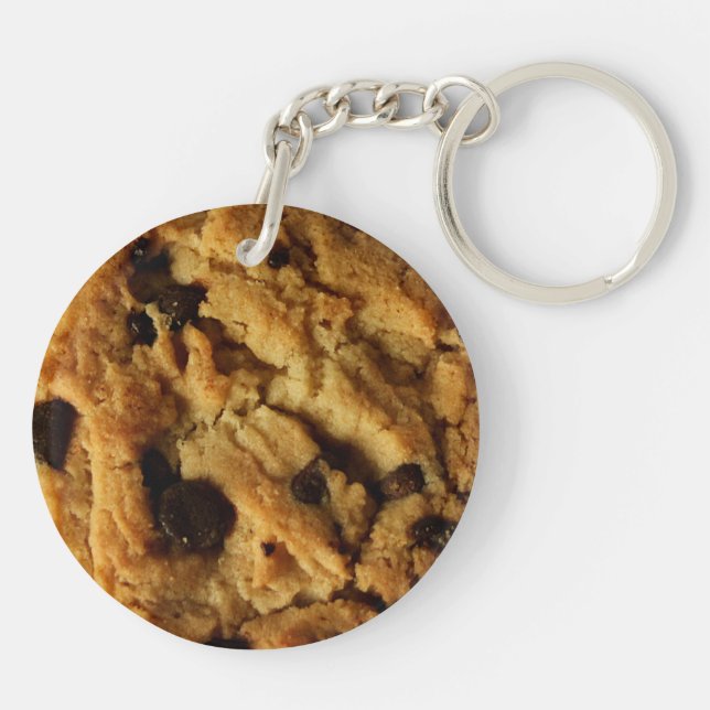Chocolate chip cookie key chain (Back)