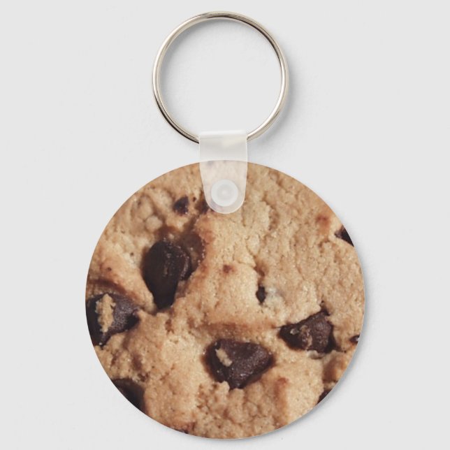 Chocolate Chip Cookie Keychain (Front)