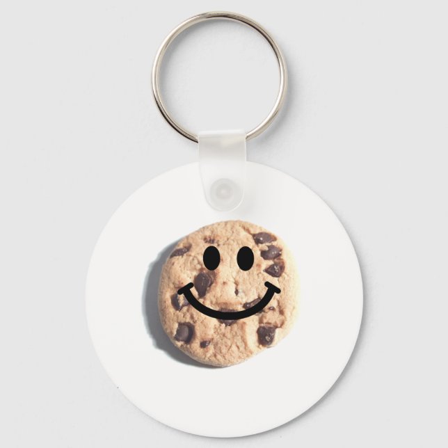 Chocolate Chip Cookie Keychain (Front)