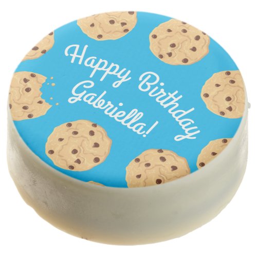 Chocolate Chip Cookie Kids 1st Birthday Party Blue