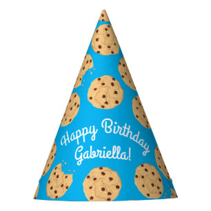Chocolate Chip Cookie Kids 1st Birthday Party Blue Hat