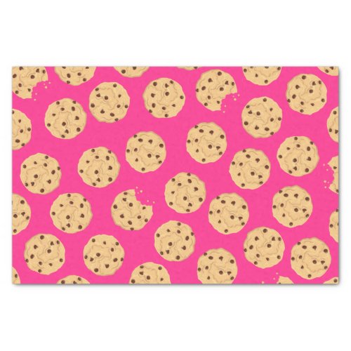 Chocolate Chip Cookie Kids 1st Birthday Party Pink Tissue Paper