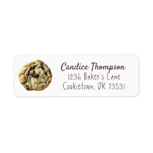 Chocolate Chip Cookie Label
