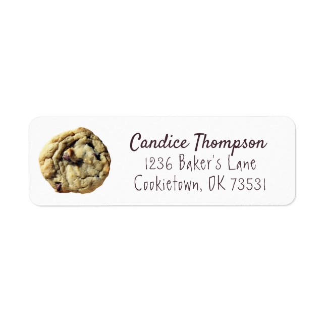 Chocolate Chip Cookie Label (Front)