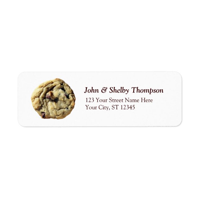 Chocolate Chip Cookie Label (Front)
