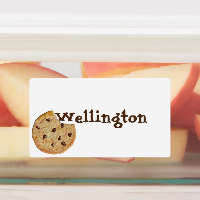 Chocolate Chip Cookie Labels (Affixed)
