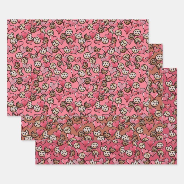 Chocolate Chip Cookie Lovers                       Wrapping Paper Sheets (Set)