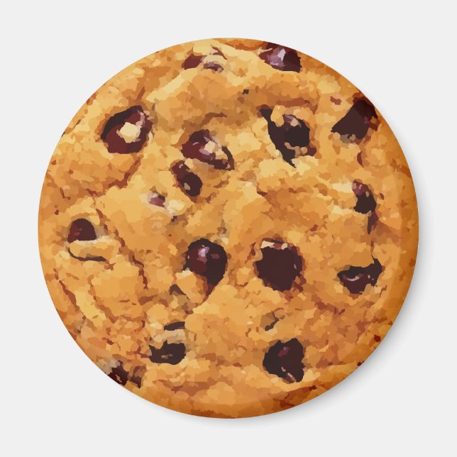 Chocolate Chip Cookie Magnet (Front)